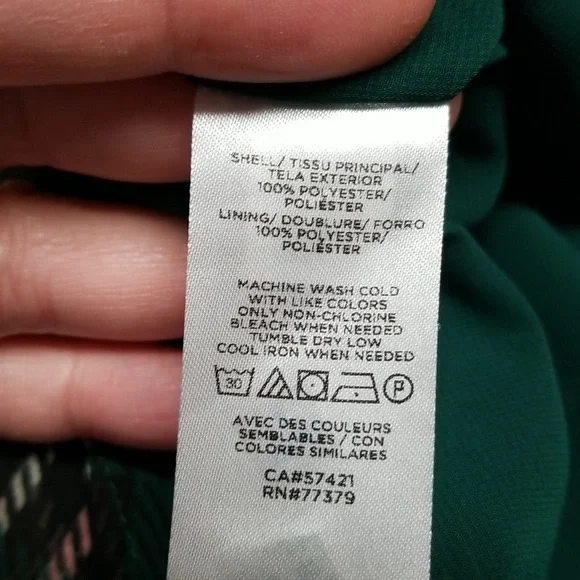 {Ann Taylor} Plaid Sheer Sleeve Shirt Size Small - Picture 15 of 16